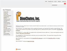 Tablet Screenshot of dinochutes.com